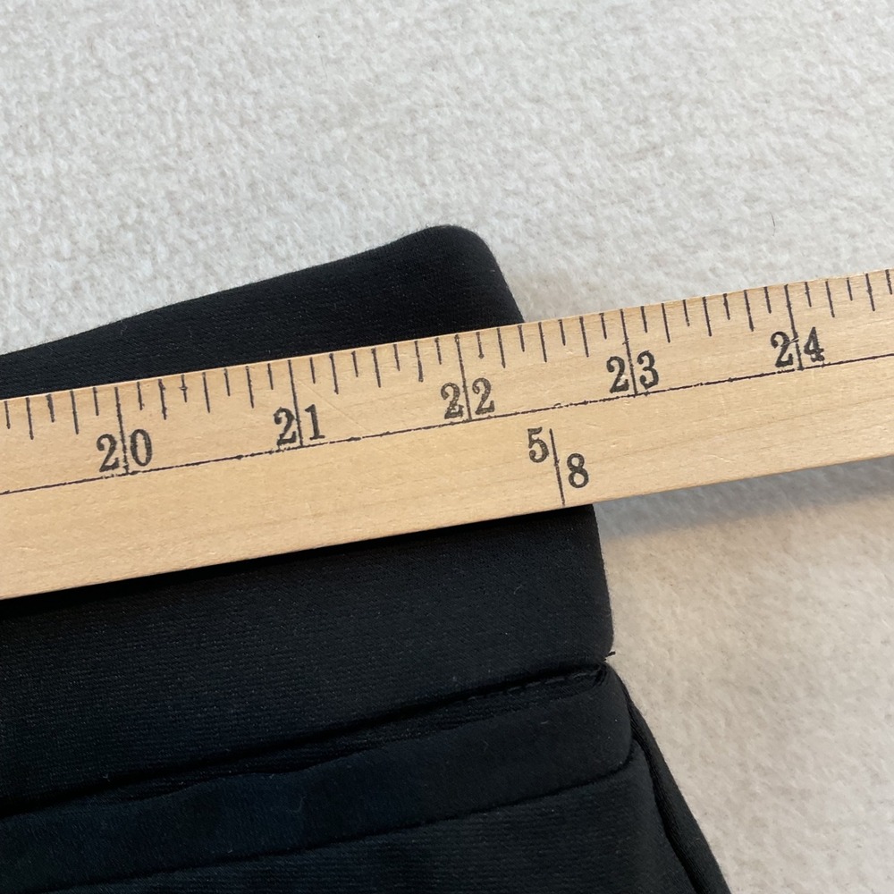 Lane Bryant Women 26L Black Straight Leg Pull On Ponte Knit Dress Pants Tall NWT - Picture 3 of 14